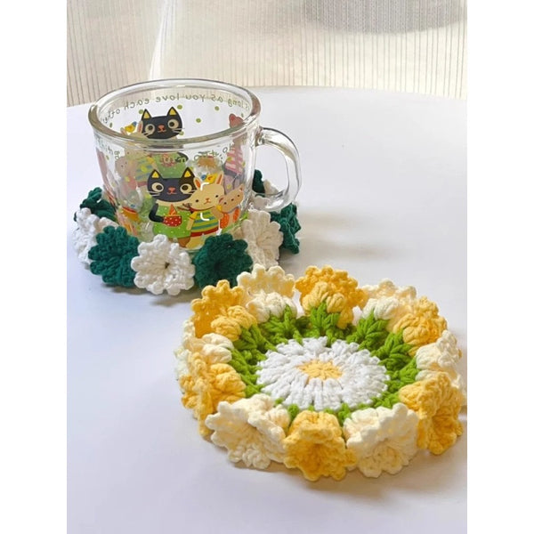 Lily of the Valley Coaster Crochet Kit - DIY Handmade Mother's Day Gift
