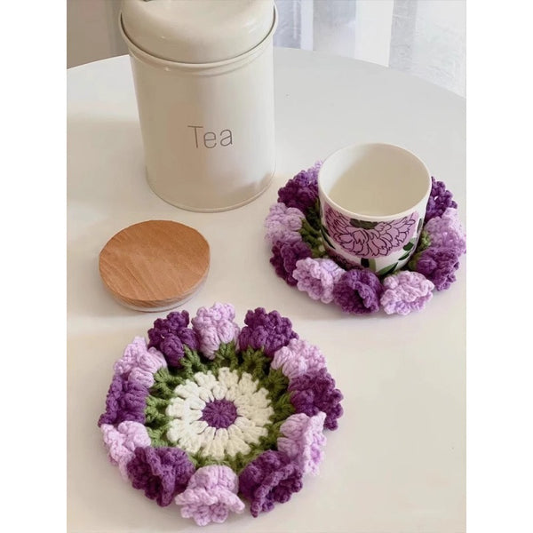 Lily of the Valley Coaster Crochet Kit - DIY Handmade Mother's Day Gift
