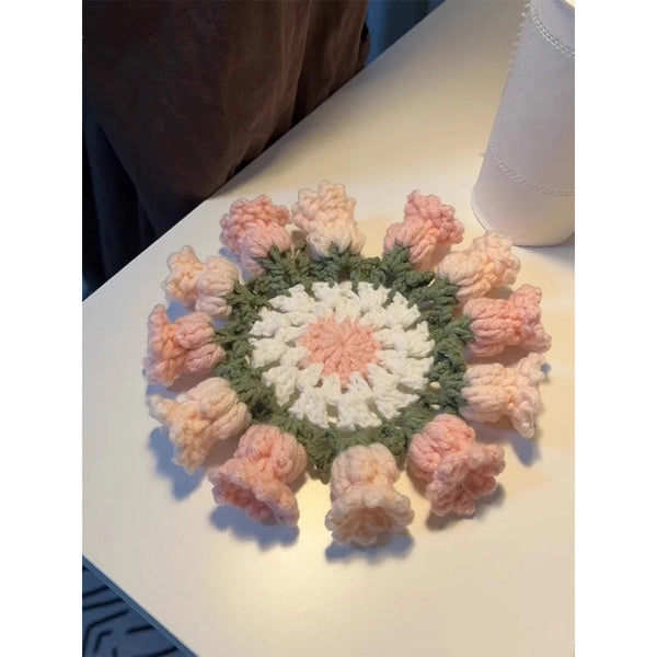 Lily of the Valley Coaster Crochet Kit - DIY Handmade Mother's Day Gift