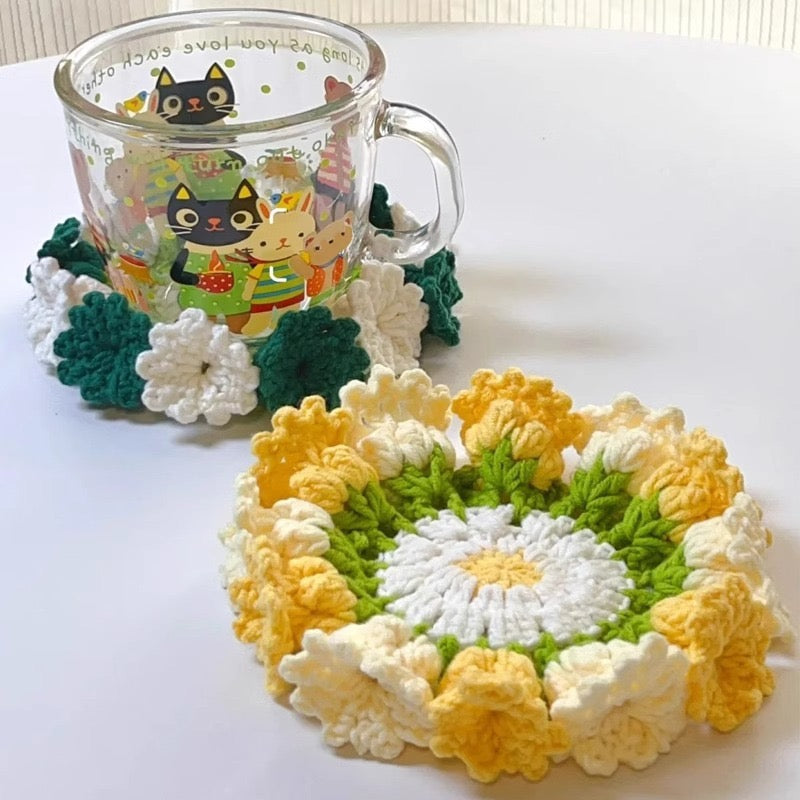 Lily of the Valley Coaster Crochet Kit - DIY Handmade Mother's Day Gift